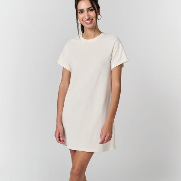 Native Spirit Ladies Terry Towel Dropped Shoulder T-Shirt Dress Thumbnail